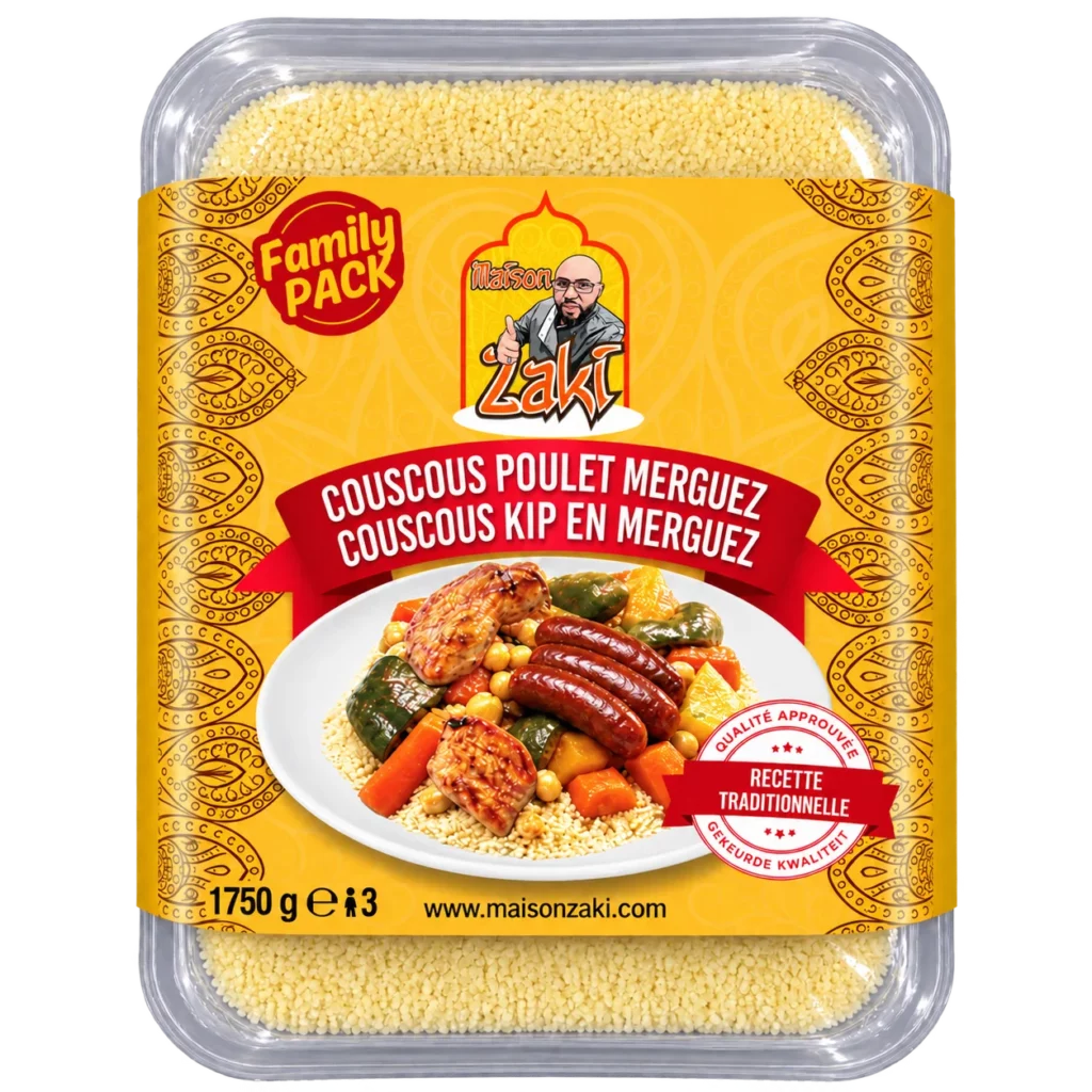 Maison Zaki – Couscous Poulet Merguez - Family Pack