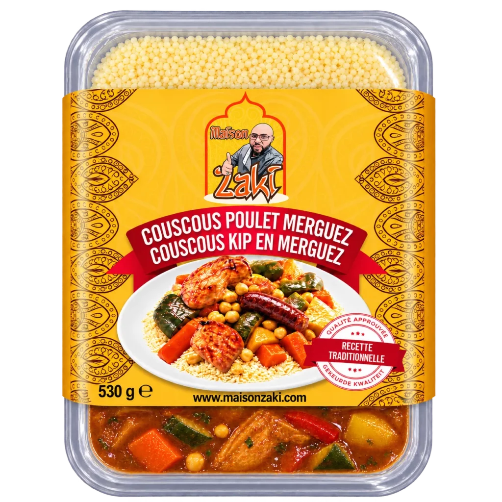 Maison Zaki – Couscous Poulet Merguez