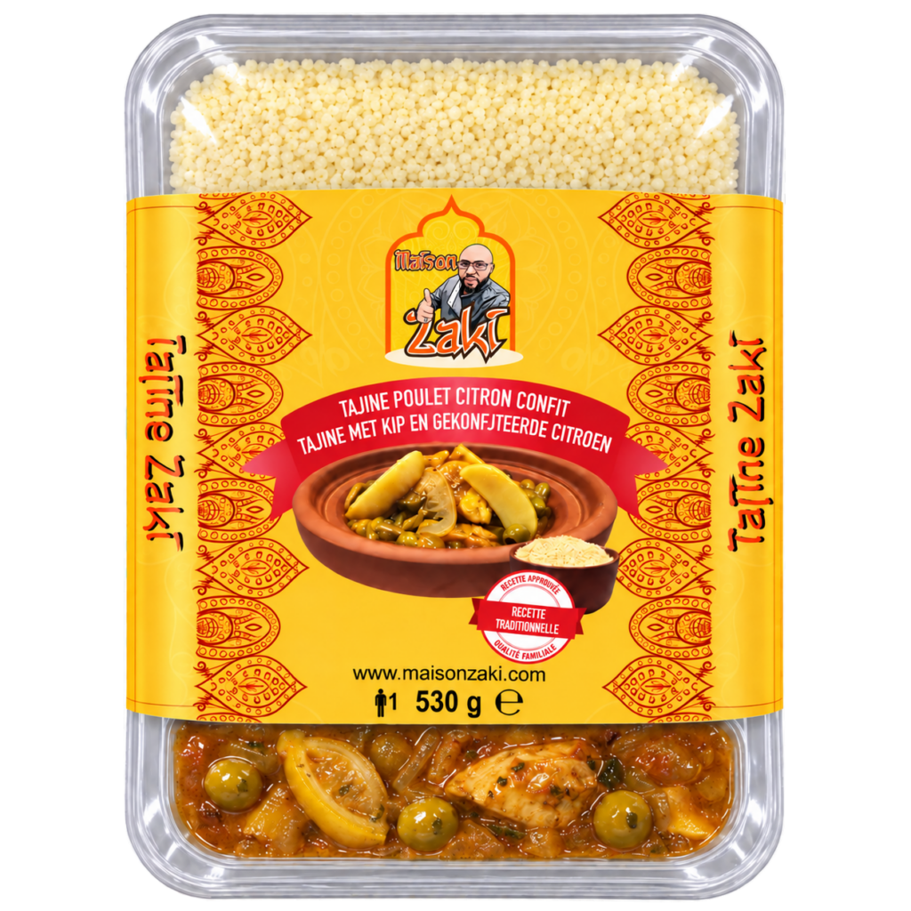 Maison Zaki – Tajine Poulet Citron Confit